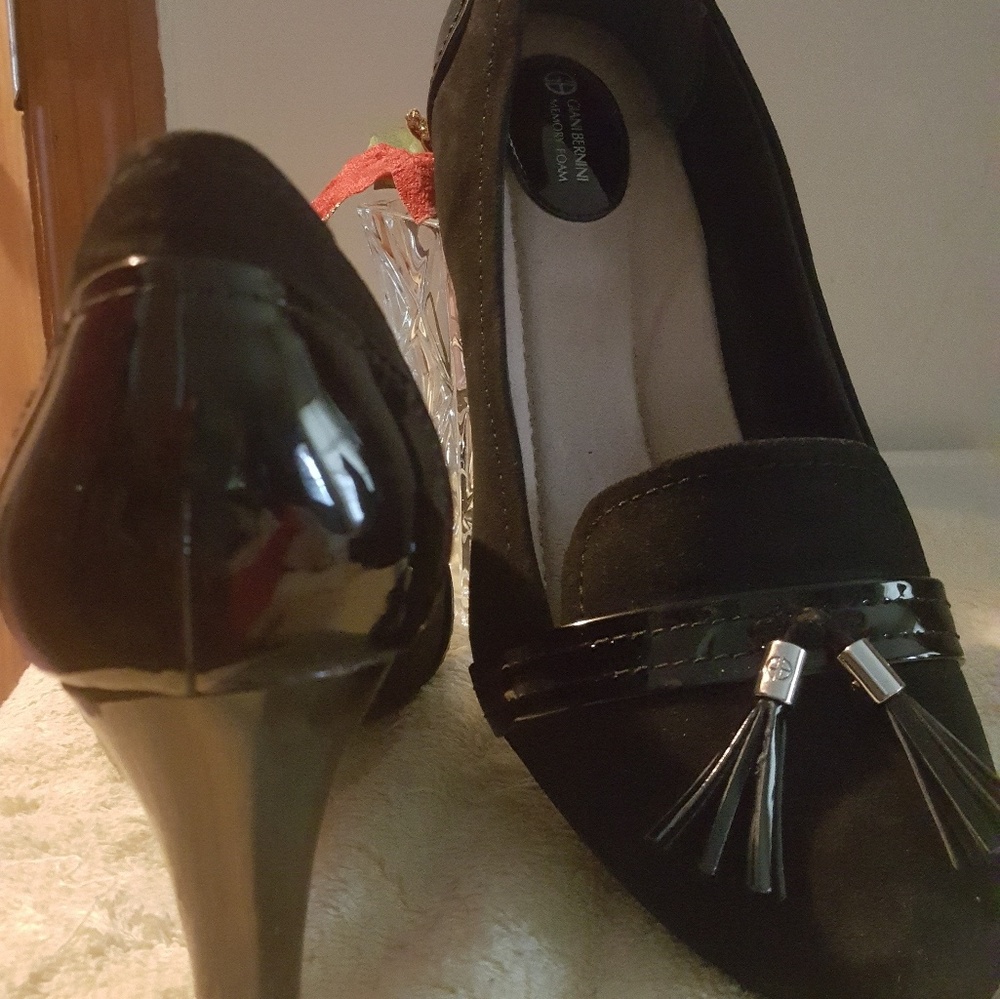 A pair of patented pumps